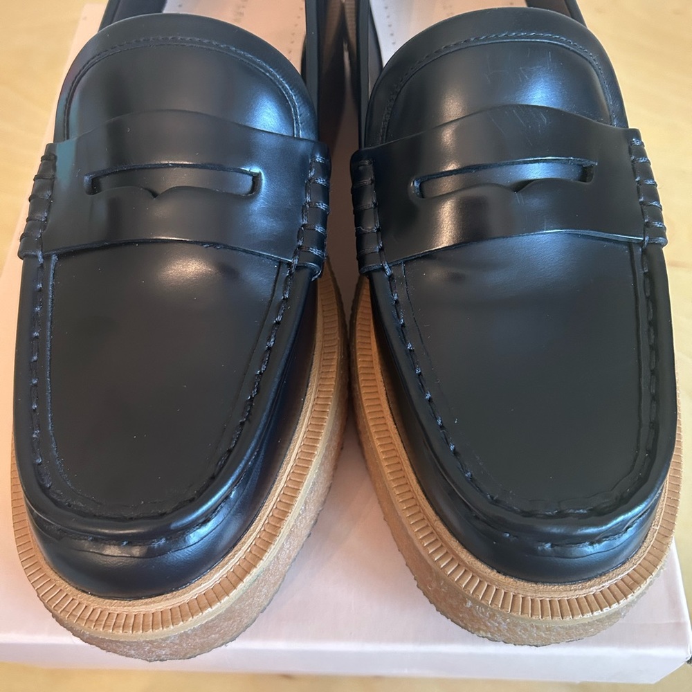 Loeffler Randall Black Rikki Loafers - Picture 3 of 8